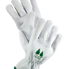 Gloves on White Back